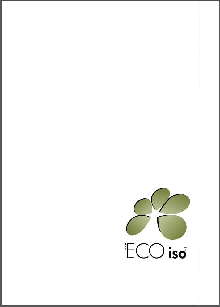 ECOIso Přírodní materiály - Katalog EN